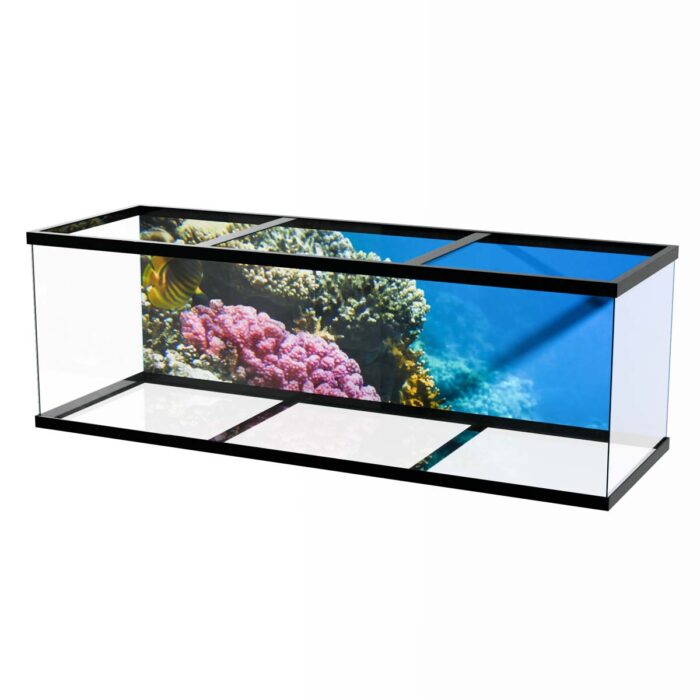 Teal Ocean Symphony will make a perfect background for any fresh or salt water tank or aquarium as well as dry terrariums.