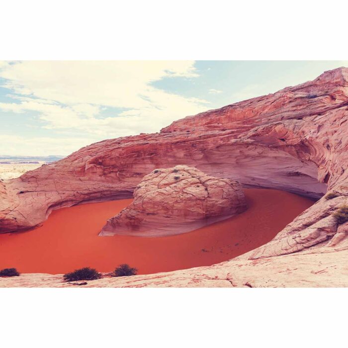 Red Sand Stone makes a perfect background for any fresh or salt water tank or aquarium as well as dry terrariums.