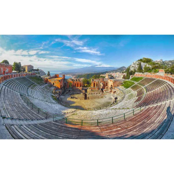 Ancient Greek Theater makes a perfect background for any fresh or salt water tank or aquarium as well as dry terrariums.