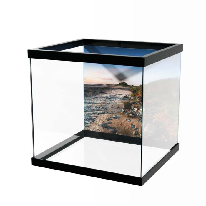 The Bamburgh Castle makes a perfect background for any fresh or salt water tank or aquarium as well as dry terrariums.