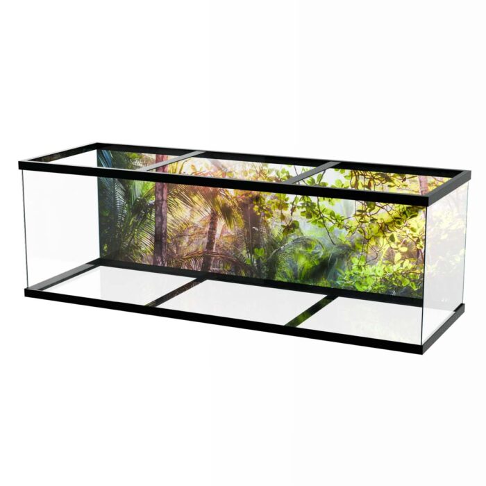 Costa Rica Jungle will make a perfect background for any fresh or salt water tank or aquarium as well as dry terrariums.