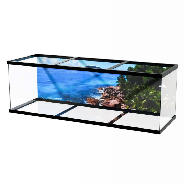 Coastal Ocean View makes a perfect background for any fresh or salt water tank or aquarium as well as dry terrariums.