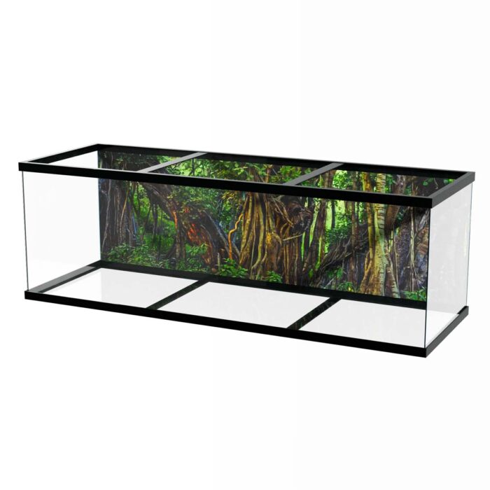 Indian Banyan Jungle will make a perfect background for any fresh or salt water tank or aquarium as well as dry terrariums.