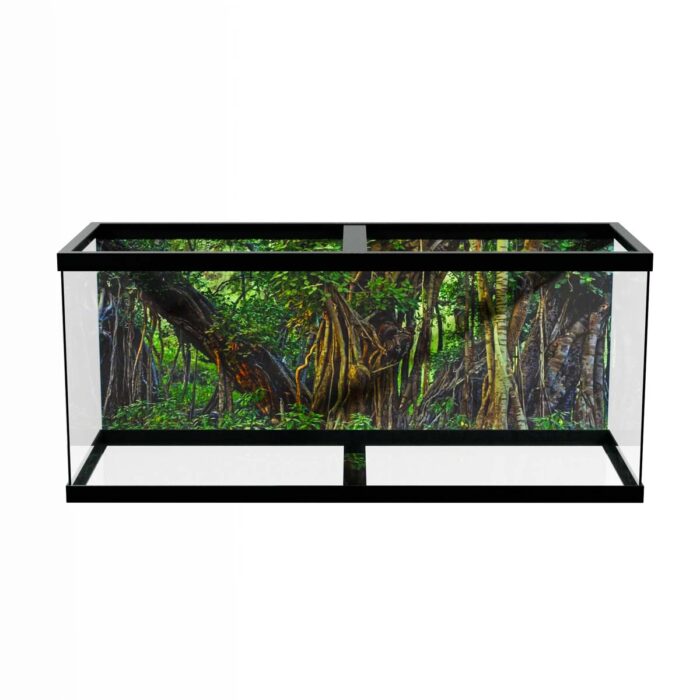 Indian Banyan Jungle will make a perfect background for any fresh or salt water tank or aquarium as well as dry terrariums.