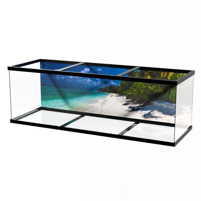 Maldives Beach makes a perfect background for any fresh or salt water tank or aquarium as well as dry terrariums.