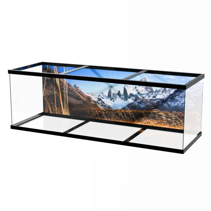 Grand Mountain Landscape makes a perfect background for any fresh or salt water tank or aquarium as well as dry terrariums.