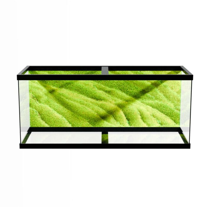 Green Paddy Fields will make a perfect background for any fresh or salt water tank or aquarium as well as dry terrariums.