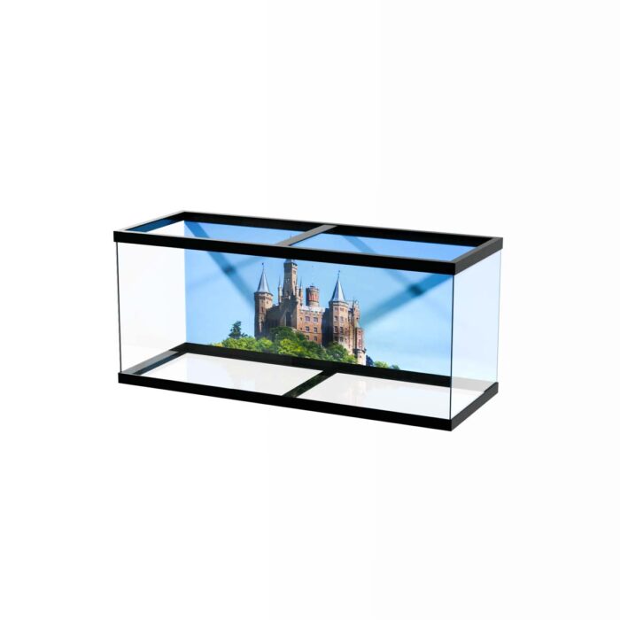 Blue Top Castle makes a perfect background for any fresh or salt water tank or aquarium as well as dry terrariums.