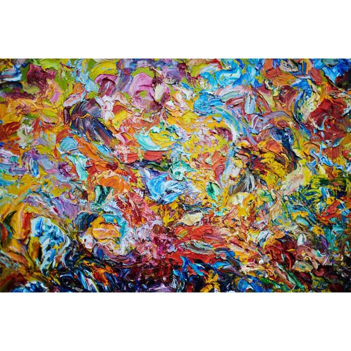 Colorful Vibrant Painting makes a perfect background for any fresh or salt water tank or aquarium as well as dry terrariums.