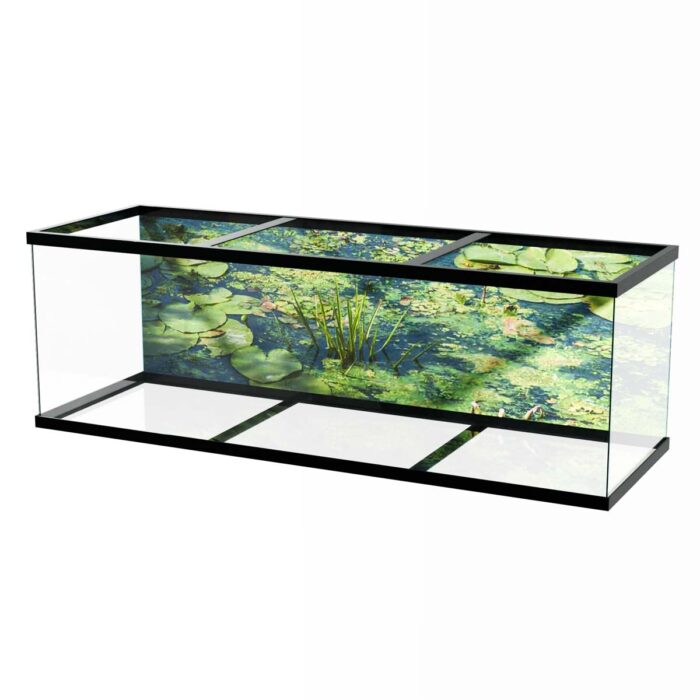 Water Lilly Pads X makes a perfect background for any fresh or salt water tank or aquarium as well as dry terrariums.