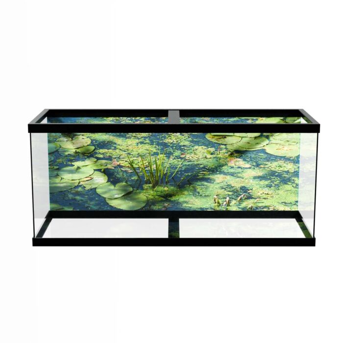 Water Lilly Pads X makes a perfect background for any fresh or salt water tank or aquarium as well as dry terrariums.