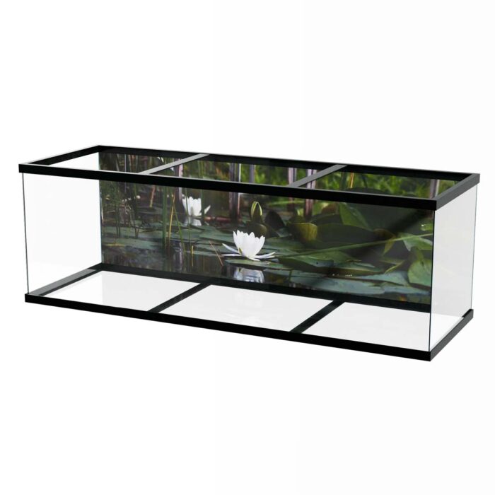 Water Lilly Pads V make a perfect background for any fresh or salt water tank or aquarium as well as dry terrariums.