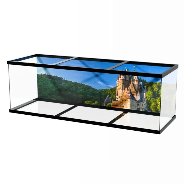 Burg Germany Castle makes a perfect background for any fresh or salt water tank or aquarium as well as dry terrariums.