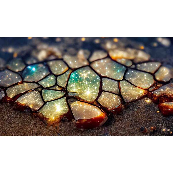 Cracked Gemstone Background will make a perfect background for any fresh or salt water tank or aquarium as well as dry terrariums.