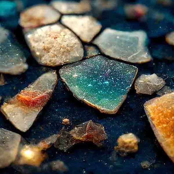 Cracked Gemstone Background II will make a perfect background for any fresh or salt water tank or aquarium as well as dry terrariums.