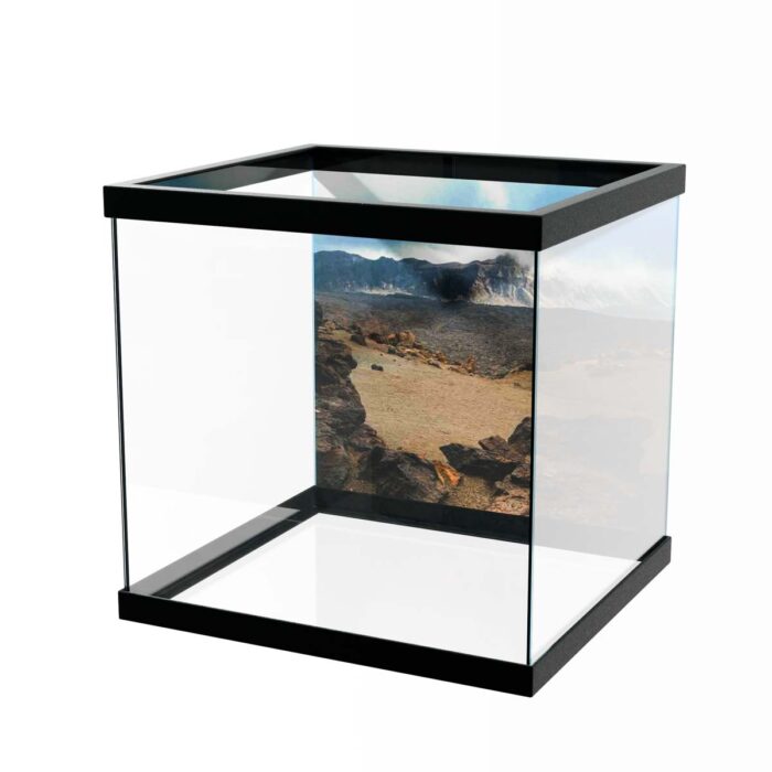 Desert Mountain View will make a perfect background for any fresh or salt water tank or aquarium as well as dry terrariums.