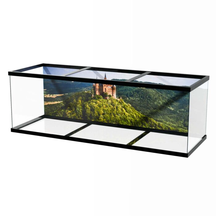 Hohensollern Castle Germany make a perfect background for any fresh or salt water tank or aquarium as well as dry terrariums.