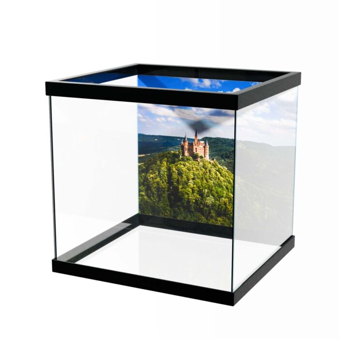 Hohensollern Castle Germany make a perfect background for any fresh or salt water tank or aquarium as well as dry terrariums.