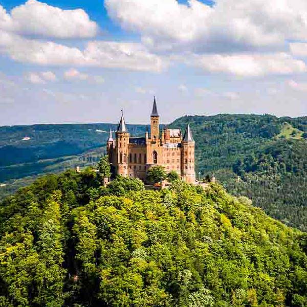 Hohensollern Castle Germany make a perfect background for any fresh or salt water tank or aquarium as well as dry terrariums.