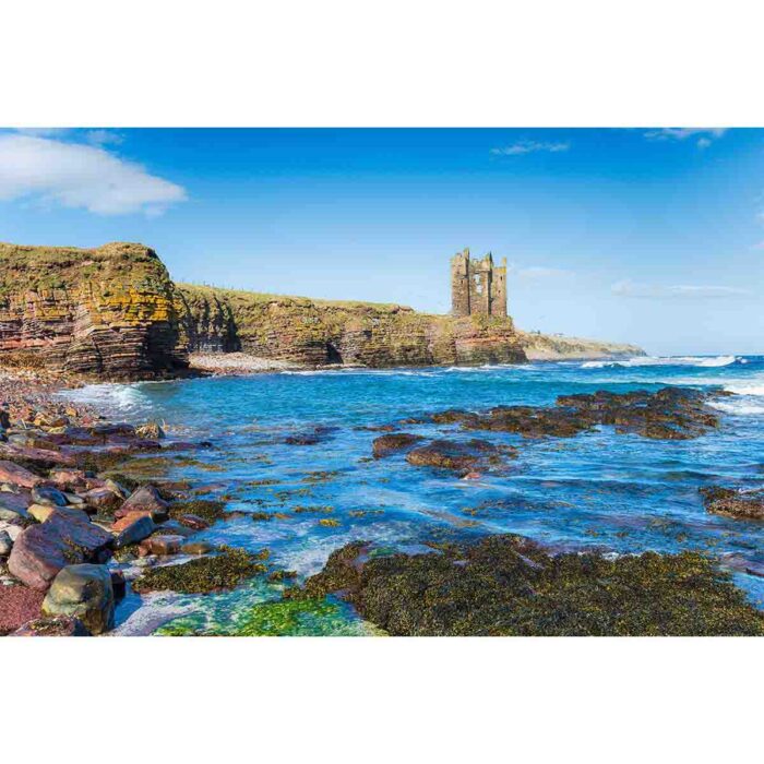 Keiss Castle Scotland makes a perfect background for any fresh or salt water tank or aquarium as well as dry terrariums.