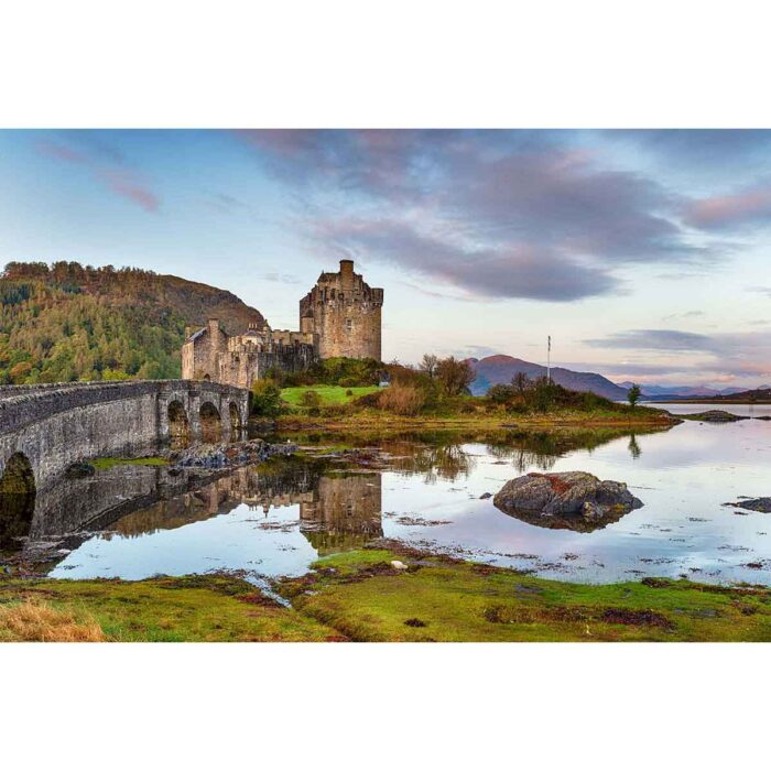 Old Castle Bridge makes a perfect background for any fresh or salt water tank or aquarium as well as dry terrariums.