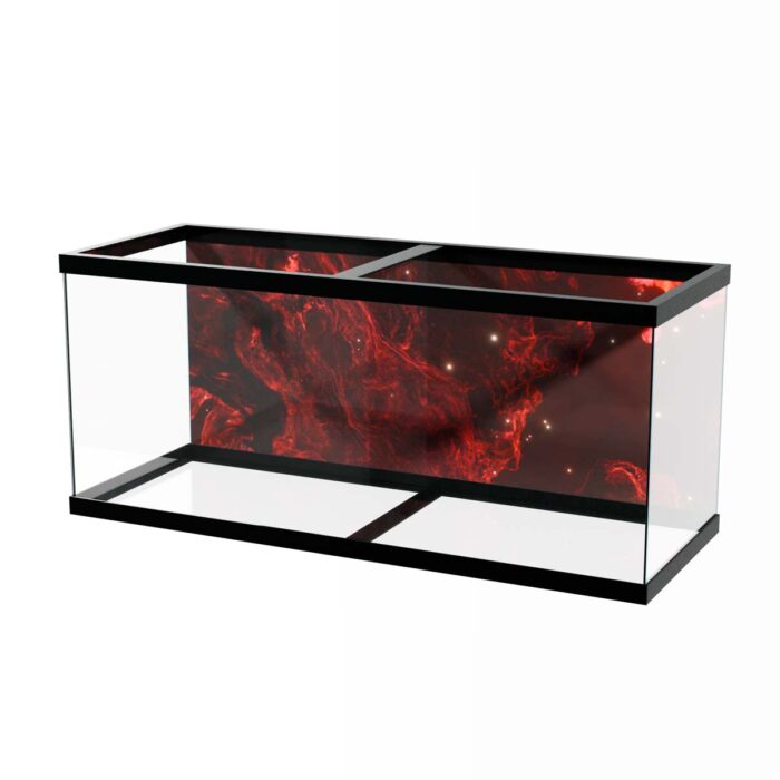 Amazing Red Sky makes a perfect background for any fresh or salt water tank or aquarium as well as dry terrariums.