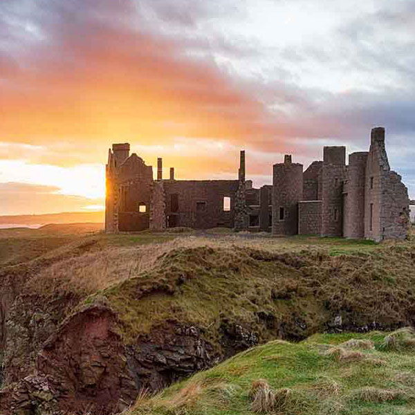 Sunset Castle Ruins II makes a perfect background for any fresh or salt water tank or aquarium as well as dry terrariums.