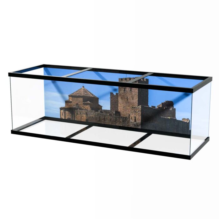 Old Castle Cliff makes a perfect background for any fresh or salt water tank or aquarium as well as dry terrariums.