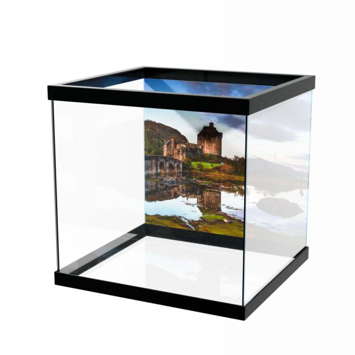 Old Castle Bridge makes a perfect background for any fresh or salt water tank or aquarium as well as dry terrariums.