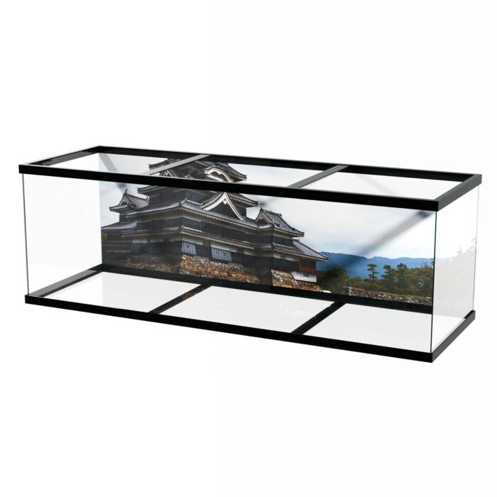 Stunning Asian Castle makes a perfect background for any fresh or salt water tank or aquarium as well as dry terrariums.