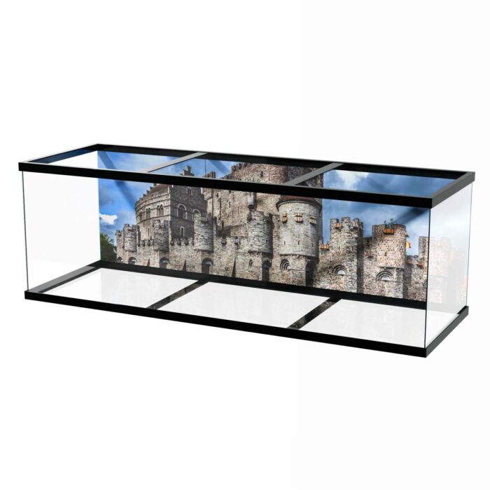 Castle White View makes a perfect background for any fresh or salt water tank or aquarium as well as dry terrariums.