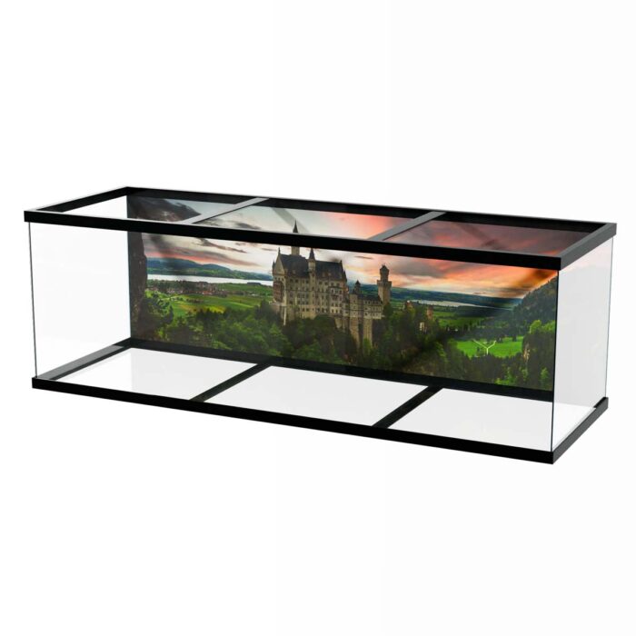 Castle Mountain View III makes a perfect background for any fresh or salt water tank or aquarium as well as dry terrariums.