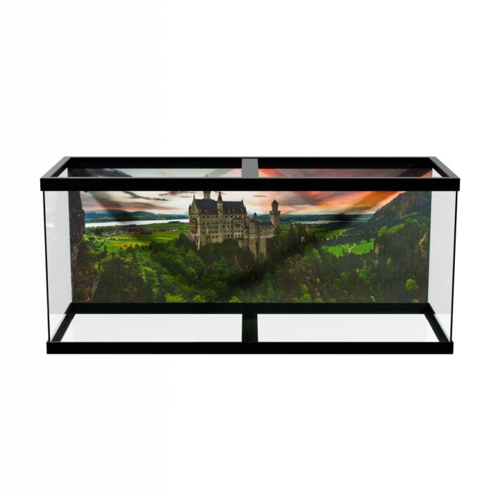 Castle Mountain View III makes a perfect background for any fresh or salt water tank or aquarium as well as dry terrariums.