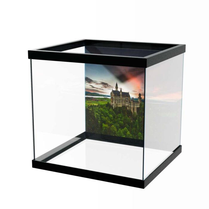 Castle Mountain View III makes a perfect background for any fresh or salt water tank or aquarium as well as dry terrariums.