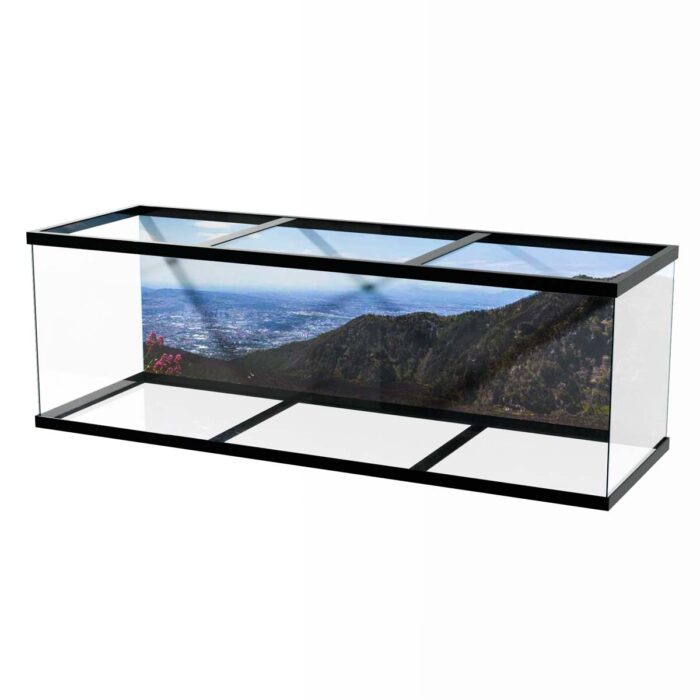 Vesuvius Volcano View will make a perfect background for any fresh or salt water tank or aquarium as well as dry terrariums.