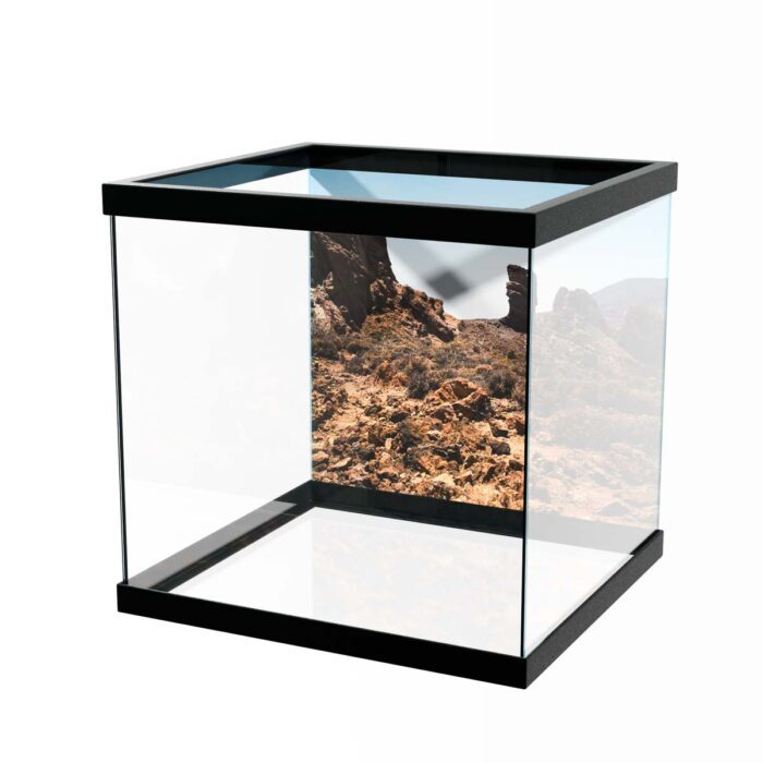 Teide Volcano Park will make a perfect background for any fresh or salt water tank or aquarium as well as dry terrariums.