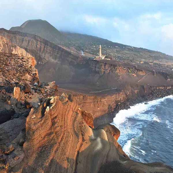 Capelinhos Volcano Island will make a perfect background for any fresh or salt water tank or aquarium as well as dry terrariums.