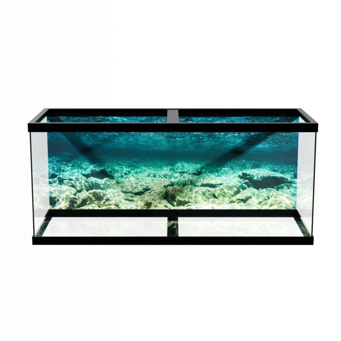 Clear River Bottom will make a perfect background for any fresh or salt water tank or aquarium as well as dry terrariums.