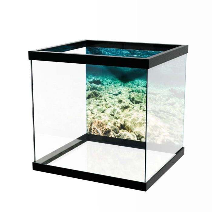 Clear River Bottom will make a perfect background for any fresh or salt water tank or aquarium as well as dry terrariums.