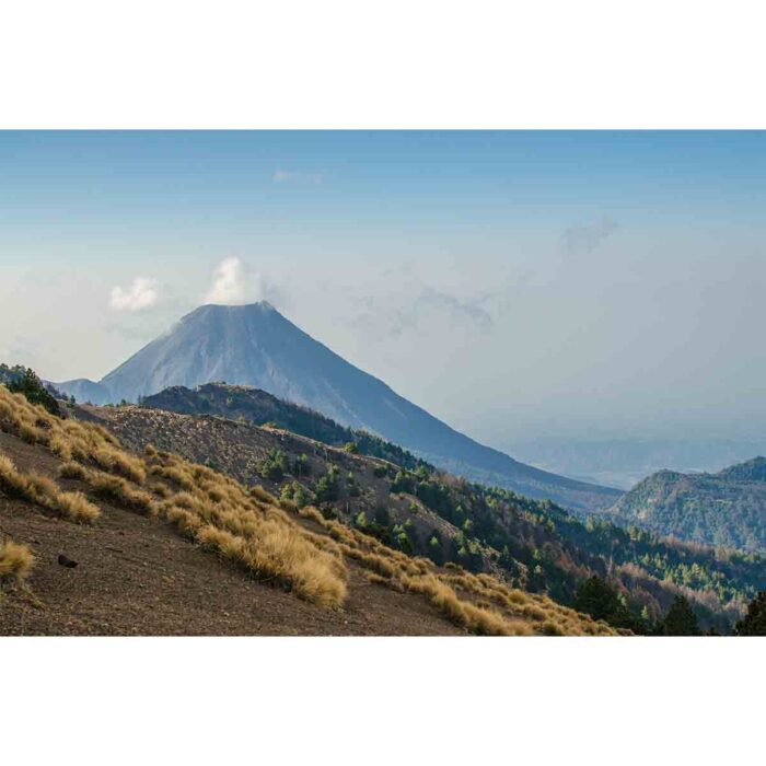 Colima Volcano Landscape II will make a perfect background for any fresh or salt water tank or aquarium as well as dry terrariums.