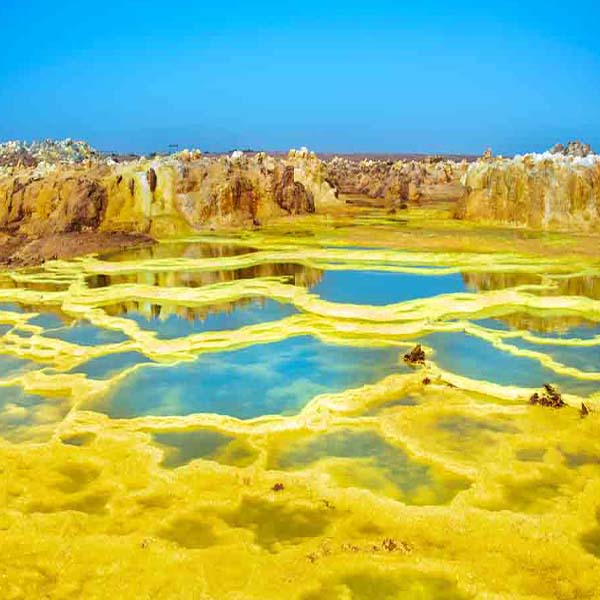 Dallol Volcano Depression will make a perfect background for any fresh or salt water tank or aquarium as well as dry terrariums.