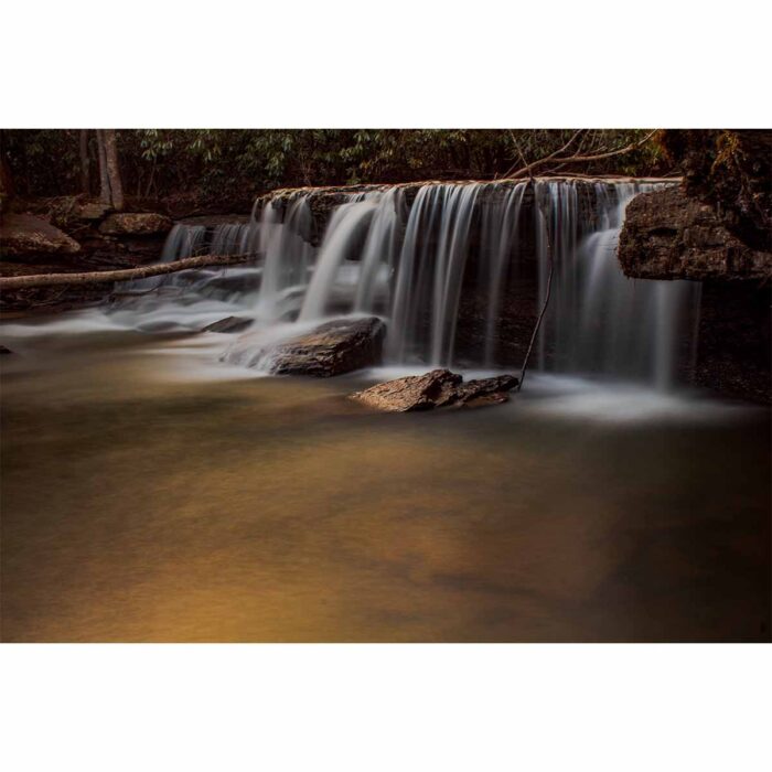 Dark Golden Waterfall will make a perfect background for any fresh or salt water tank or aquarium as well as dry terrariums.