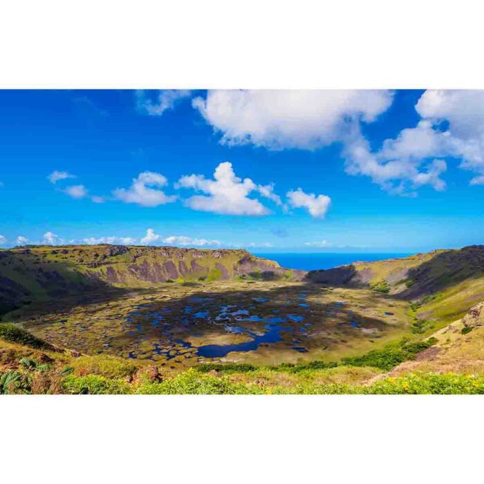 Easter Island Volcano IV will make a perfect background for any fresh or salt water tank or aquarium as well as dry terrariums.