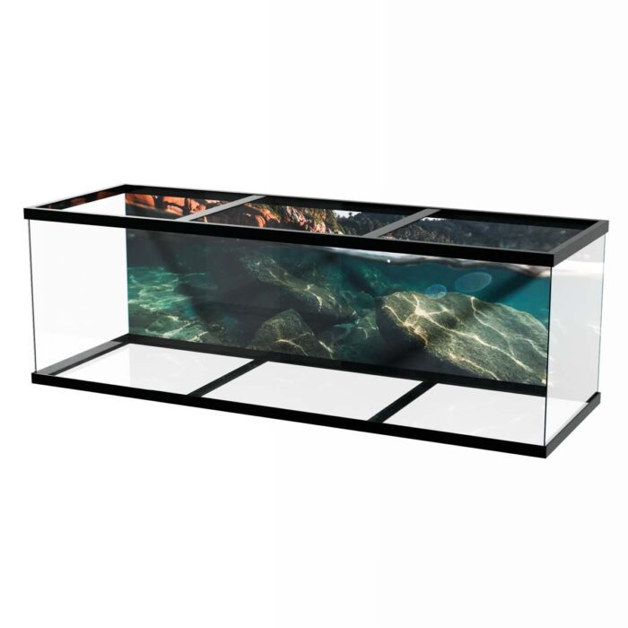 Island Beach Underwater will make a perfect background for any fresh or salt water tank or aquarium as well as dry terrariums.