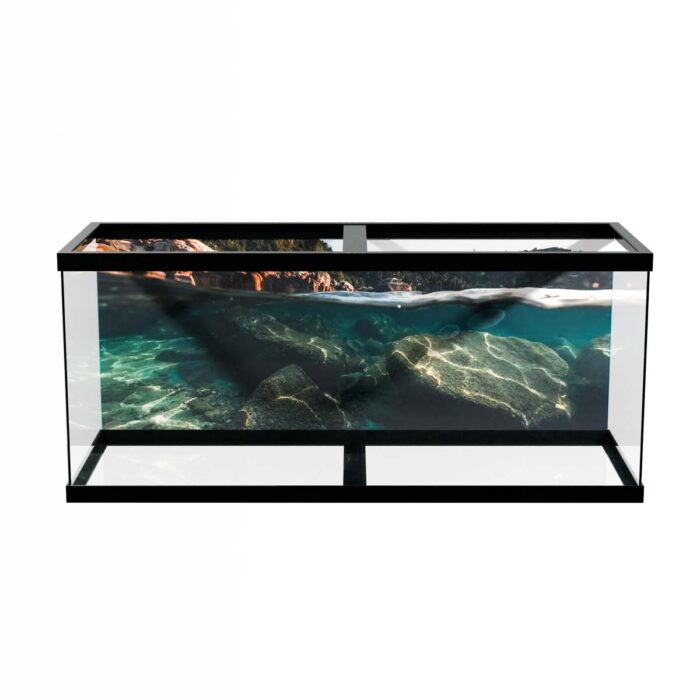 Island Beach Underwater will make a perfect background for any fresh or salt water tank or aquarium as well as dry terrariums.