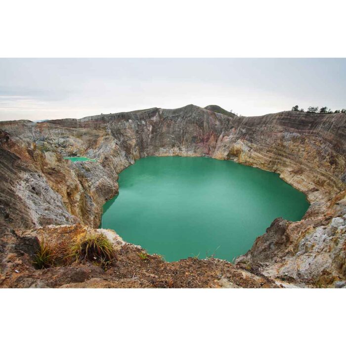 Kelimutu Volcano Crater will make a perfect background for any fresh or salt water tank or aquarium as well as dry terrariums.