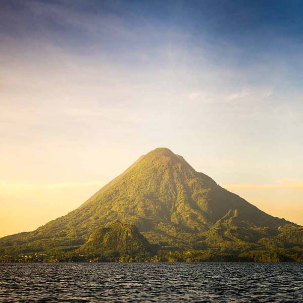 Lake Atitlan Volcano will make a perfect background for any fresh or salt water tank or aquarium as well as dry terrariums.