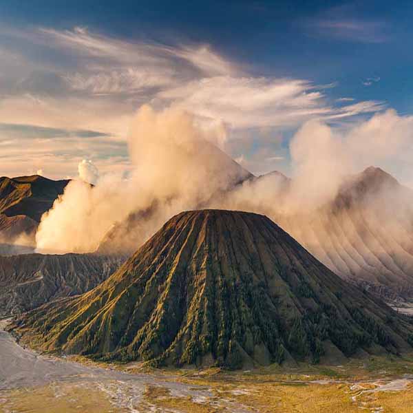 Mount Bromo Volcano will make a perfect background for any fresh or salt water tank or aquarium as well as dry terrariums.