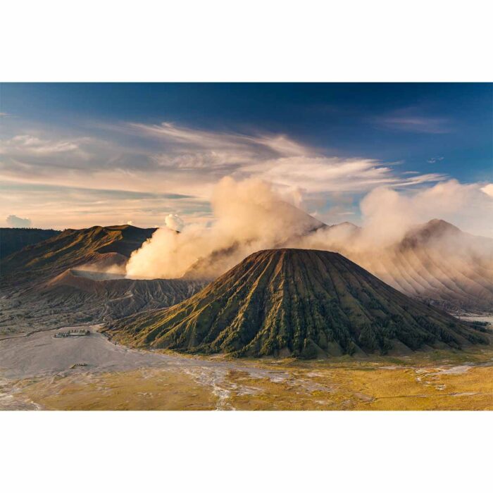 Mount Bromo Volcano will make a perfect background for any fresh or salt water tank or aquarium as well as dry terrariums.