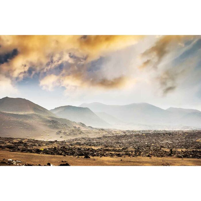 Mountain Volcano Landscape will make a perfect background for any fresh or salt water tank or aquarium as well as dry terrariums.